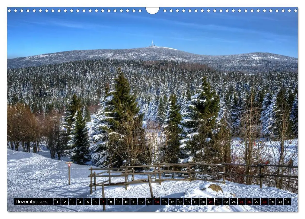 Bild: 9783435789573 | Harz Landschaften (Wandkalender 2025 DIN A3 quer), CALVENDO...