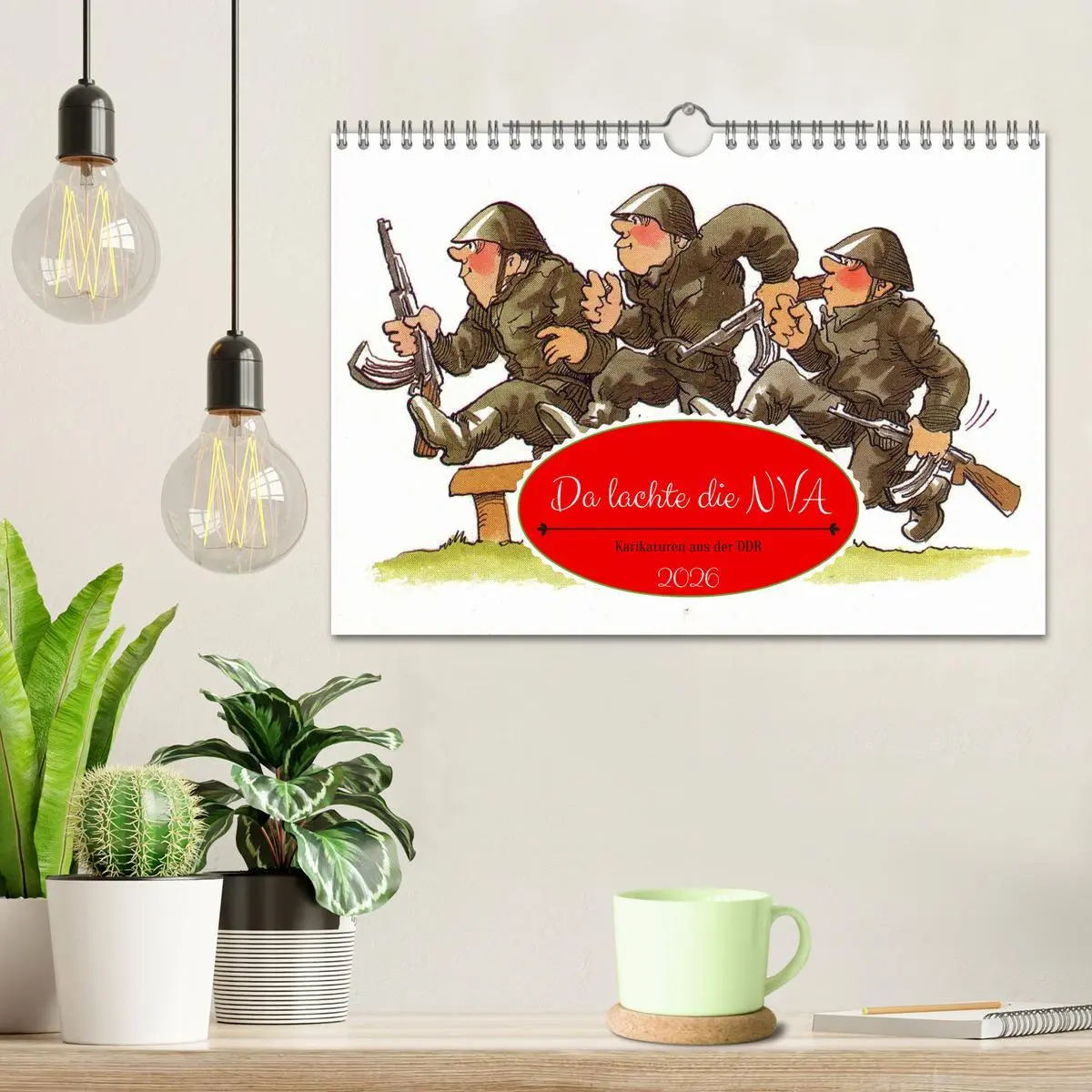 Bild: 9783457259573 | Da lachte die NVA - Karikaturen aus der DDR (Wandkalender 2026 DIN...