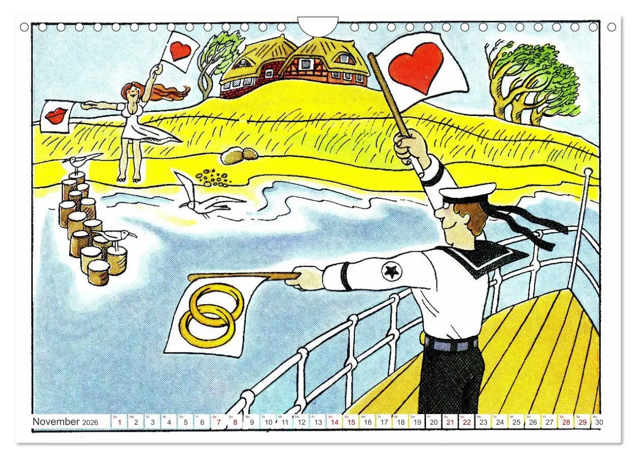 Bild: 9783457259573 | Da lachte die NVA - Karikaturen aus der DDR (Wandkalender 2026 DIN...