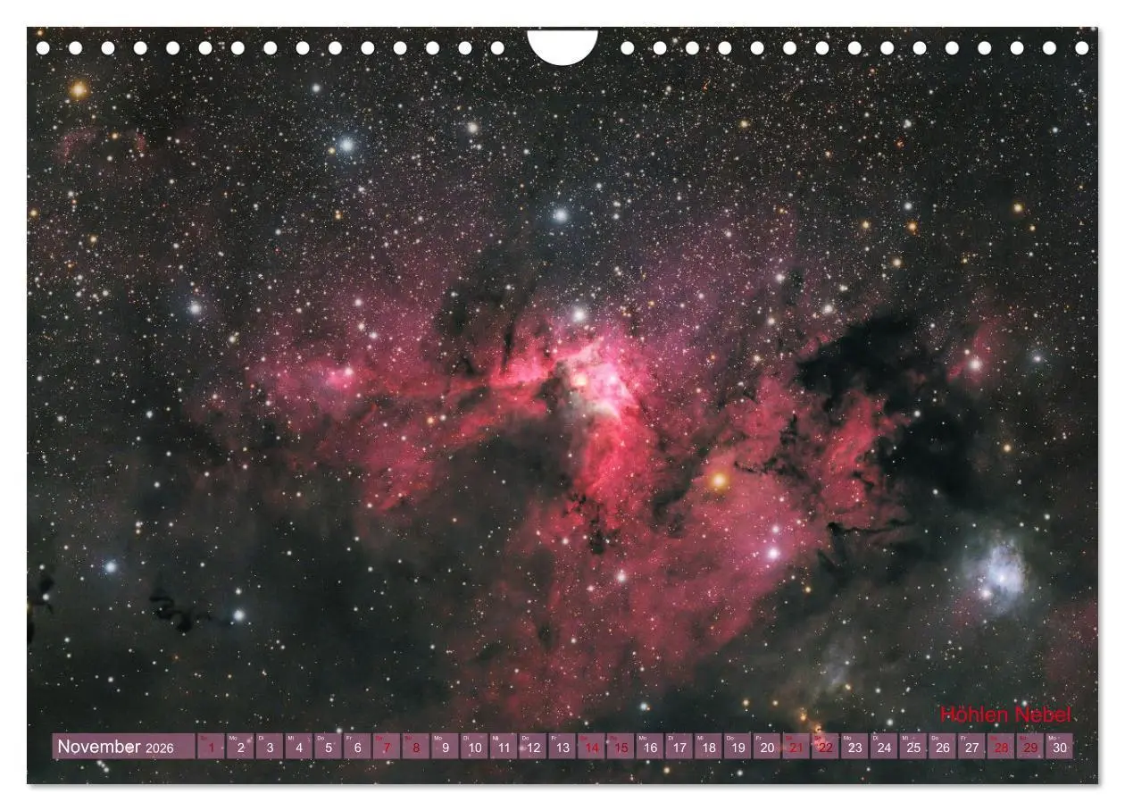 Bild: 9783457329573 | Deep Sky Kalender (Wandkalender 2026 DIN A4 quer), CALVENDO...