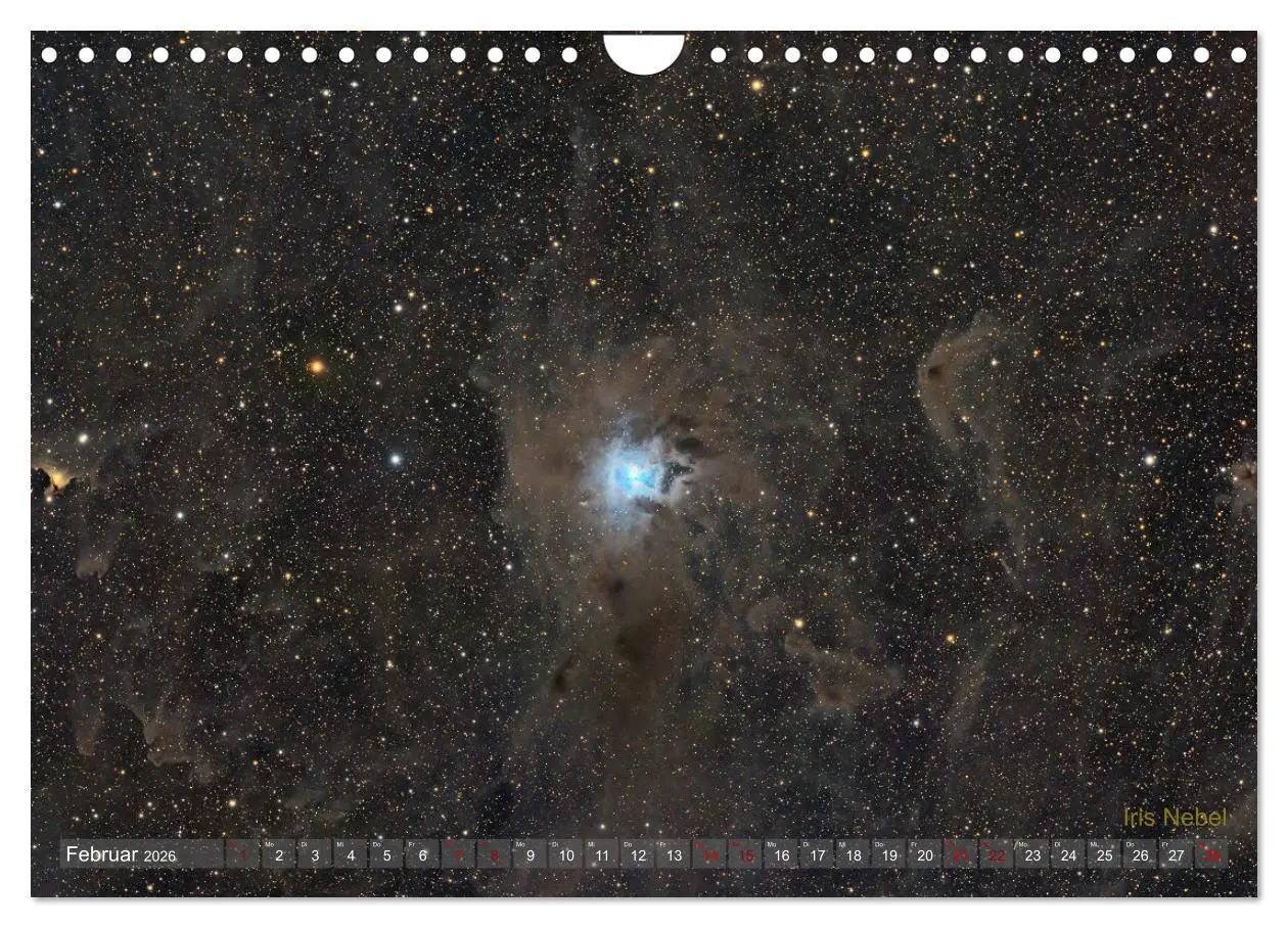 Bild: 9783457329573 | Deep Sky Kalender (Wandkalender 2026 DIN A4 quer), CALVENDO...