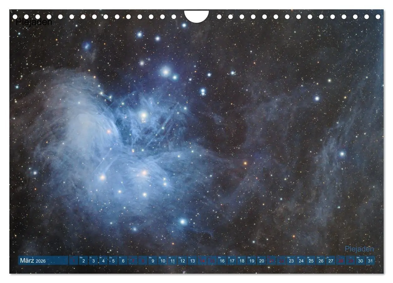 Bild: 9783457329573 | Deep Sky Kalender (Wandkalender 2026 DIN A4 quer), CALVENDO...