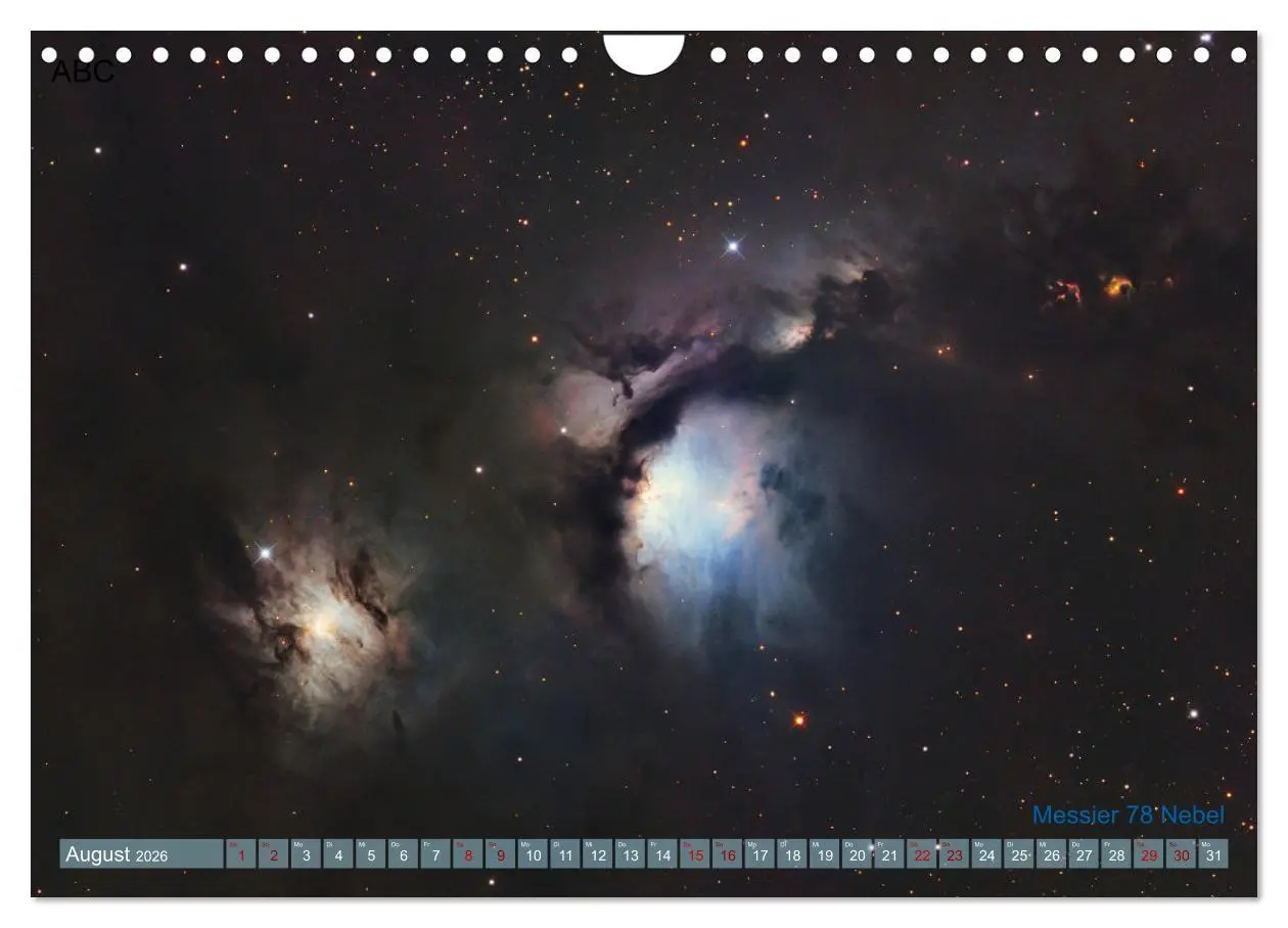 Bild: 9783457329573 | Deep Sky Kalender (Wandkalender 2026 DIN A4 quer), CALVENDO...