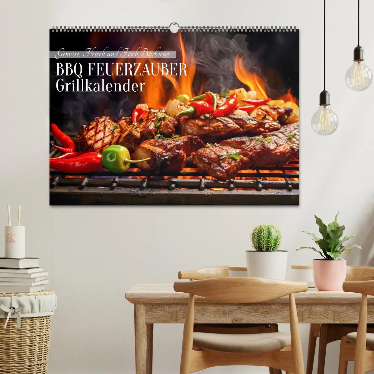 Bild: 9783457499573 | BBQ Feuerzauber - Grillkalender (Wandkalender 2026 DIN A2 quer),...