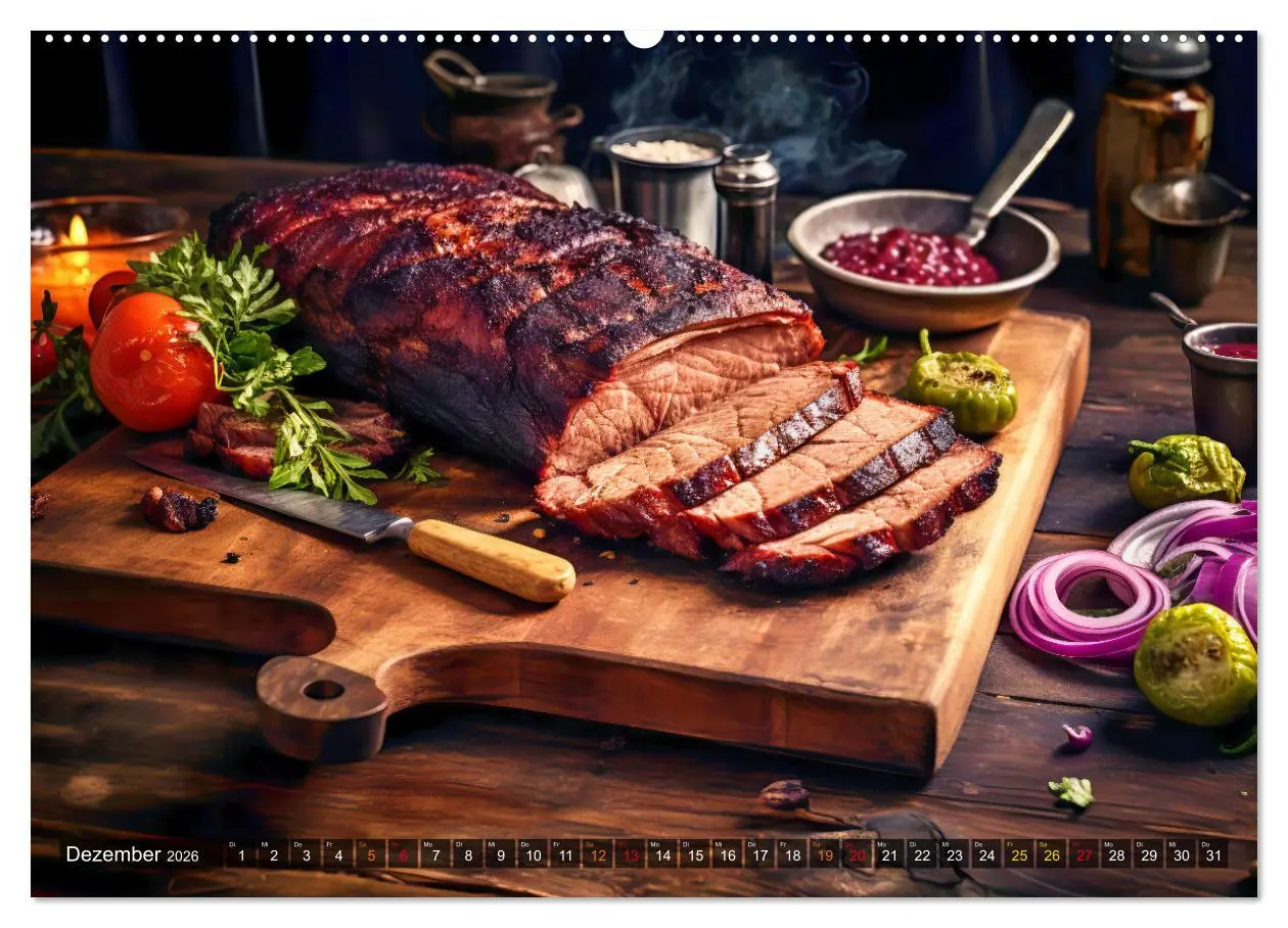 Bild: 9783457499573 | BBQ Feuerzauber - Grillkalender (Wandkalender 2026 DIN A2 quer),...