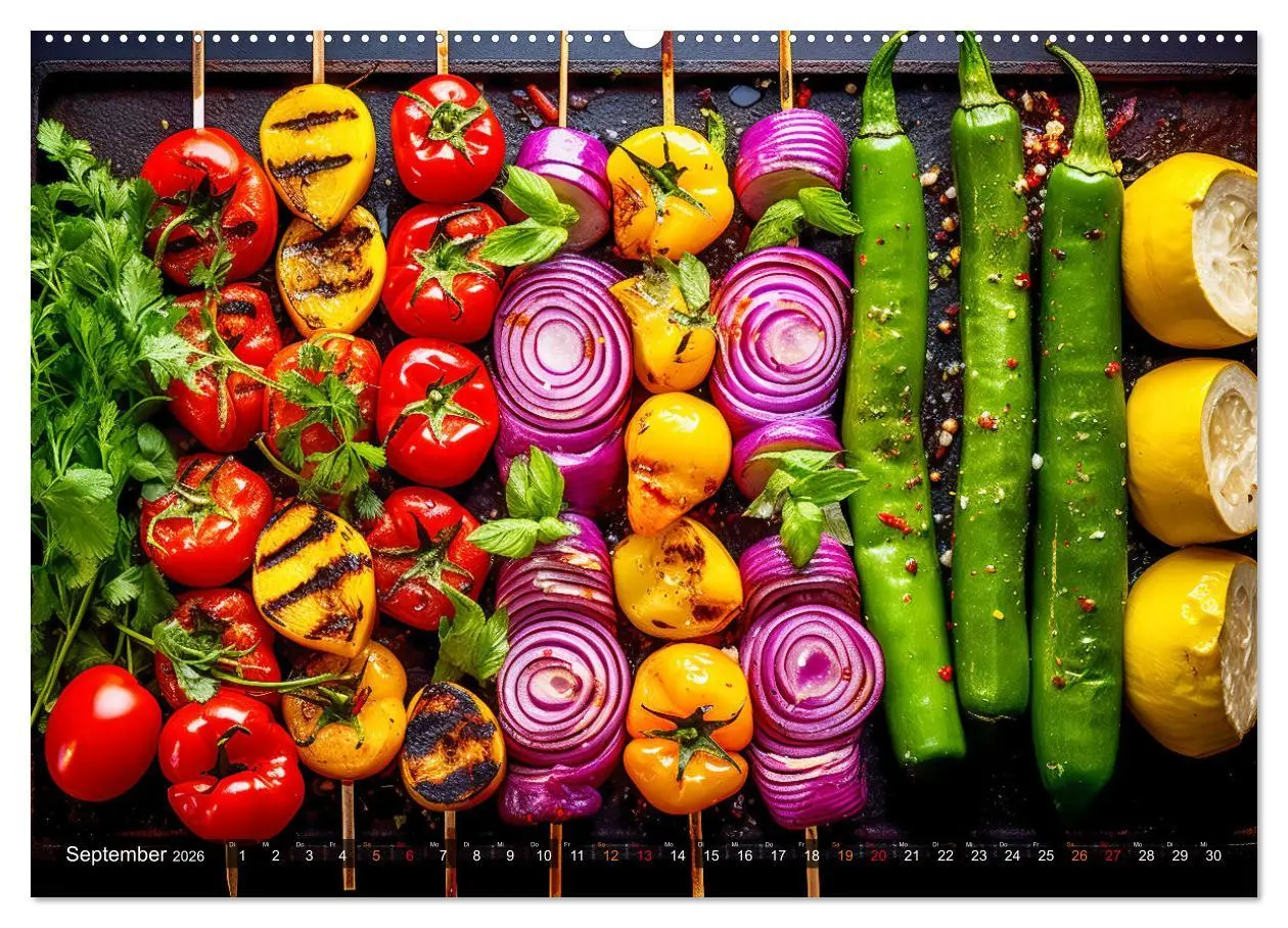 Bild: 9783457499573 | BBQ Feuerzauber - Grillkalender (Wandkalender 2026 DIN A2 quer),...