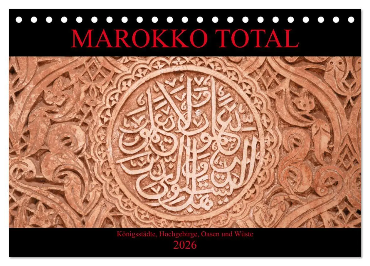 Cover: 9783457879573 | Marokko total (Tischkalender 2026 DIN A5 quer), CALVENDO...