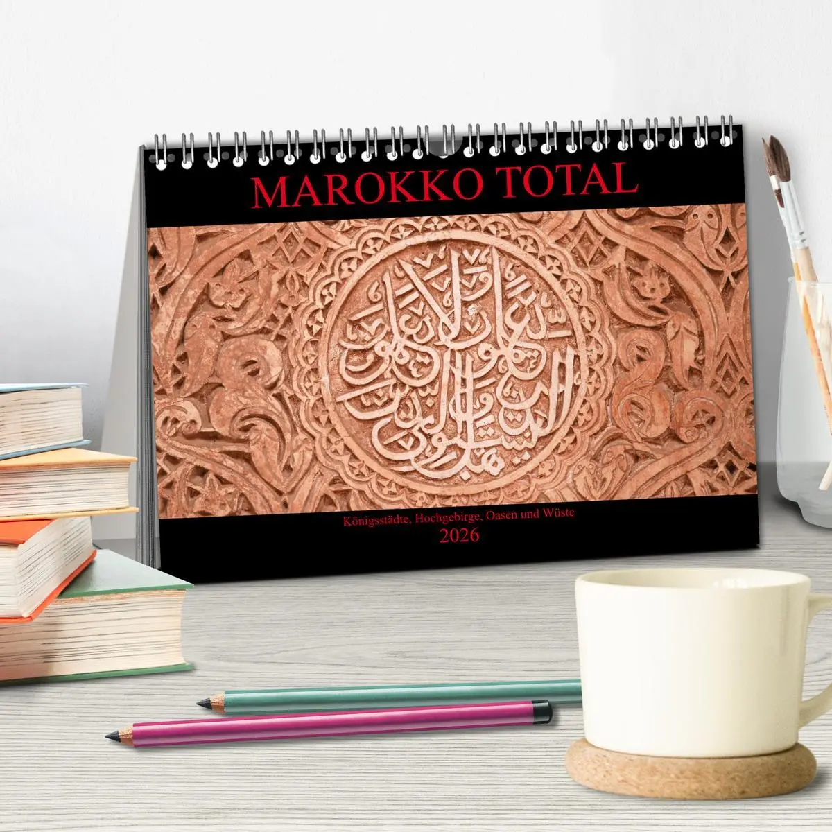 Bild: 9783457879573 | Marokko total (Tischkalender 2026 DIN A5 quer), CALVENDO...