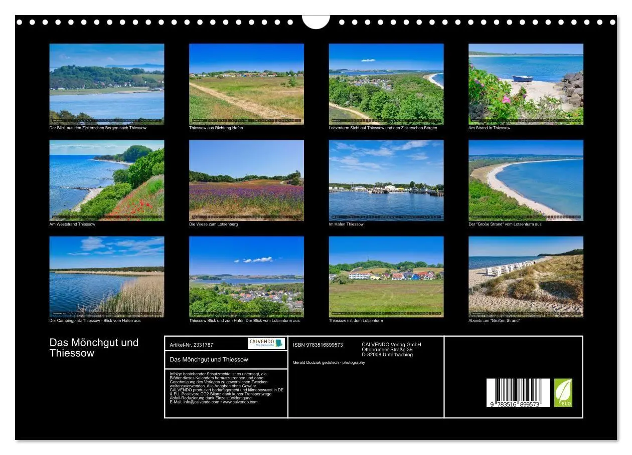 Bild: 9783516899573 | Das Mönchgut und Thiessow (Wandkalender 2027 DIN A3 quer), CALVENDO...