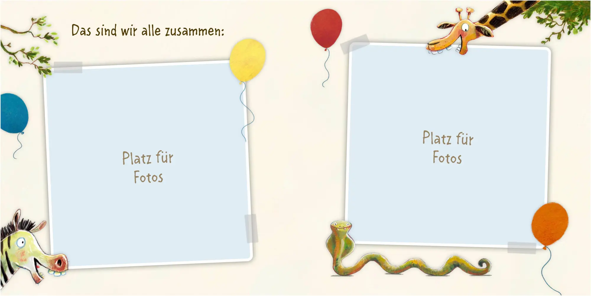 Bild: 9783833909573 | Mein großes Zoo Kindergarten-Freundebuch | Sophie Schoenwald | Buch