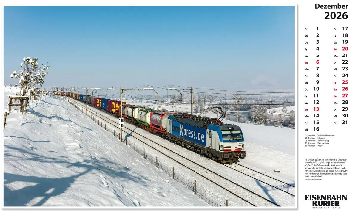 Bild: 9783844659573 | Vectron 2026 | Kalender | 13 S. | Deutsch | 2026 | EK-Verlag