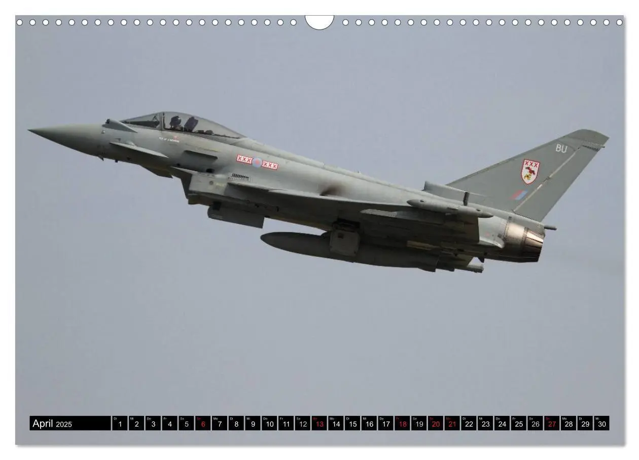 Bild: 9783435469673 | Augenblicke in der Luft: Eurofighter Typhoon (Wandkalender 2025 DIN...
