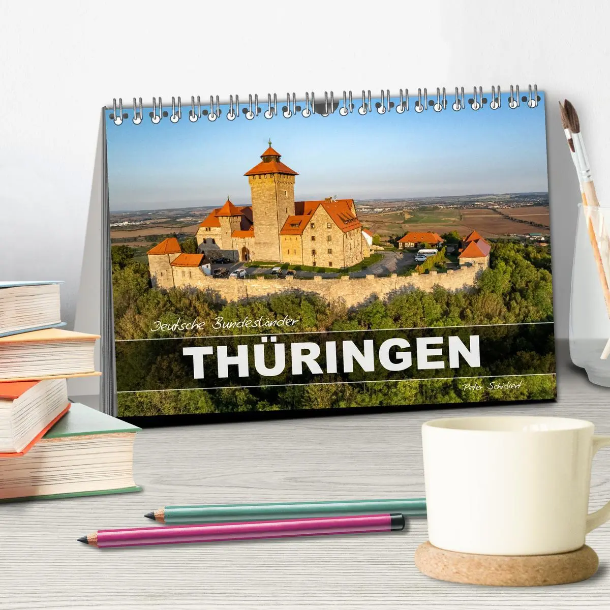 Bild: 9783457249673 | Deutsche Bundesländer - Thüringen (Tischkalender 2026 DIN A5 quer),...