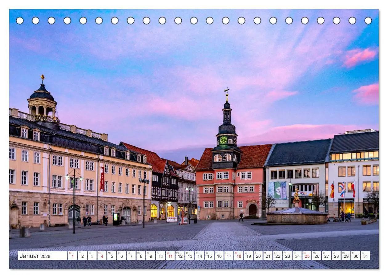 Bild: 9783457249673 | Deutsche Bundesländer - Thüringen (Tischkalender 2026 DIN A5 quer),...
