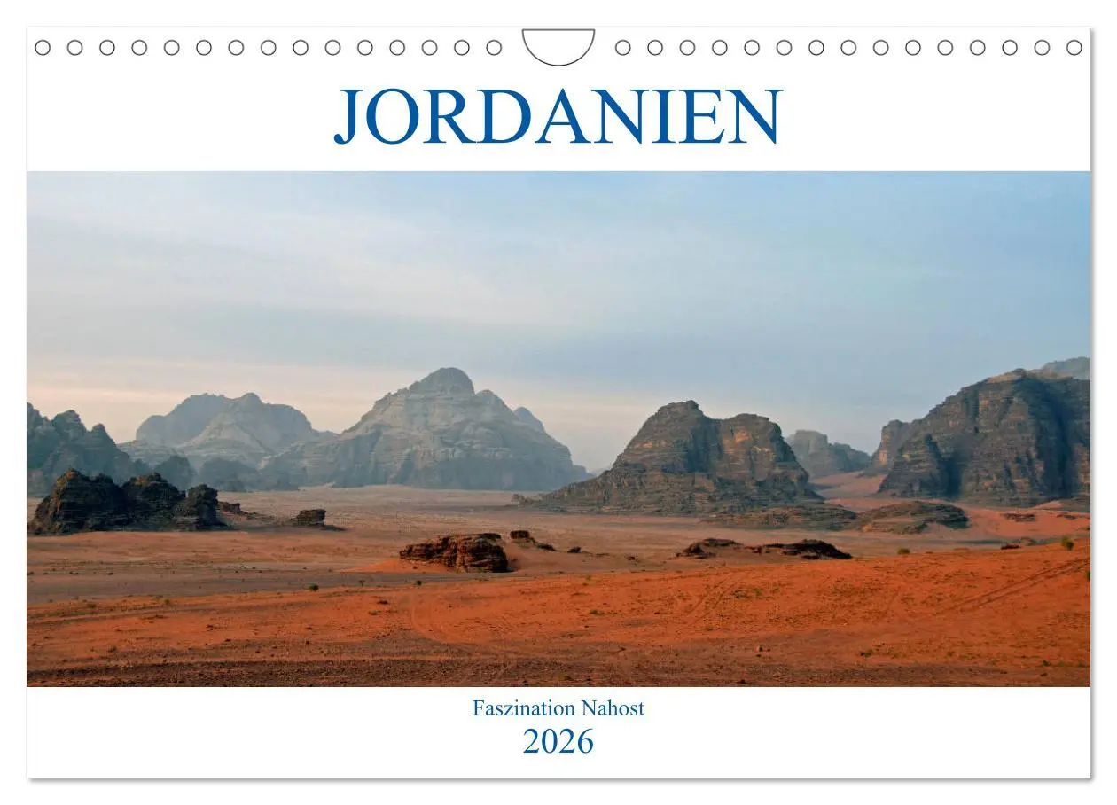 Cover: 9783457799673 | JORDANIEN, Faszination Nahost (Wandkalender 2026 DIN A4 quer),...
