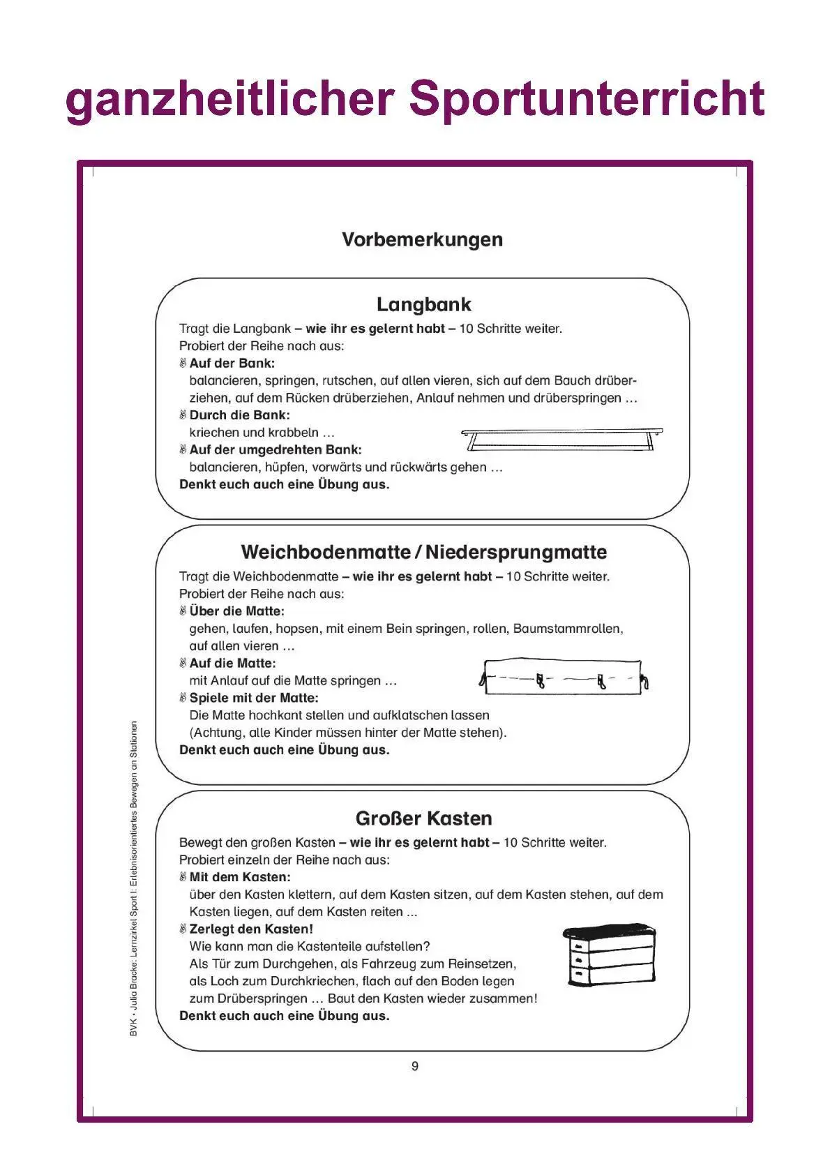 Bild: 9783932519673 | Lernzirkel Sport I: Erlebnisorientiertes Bewegen an Stationen | Bracke
