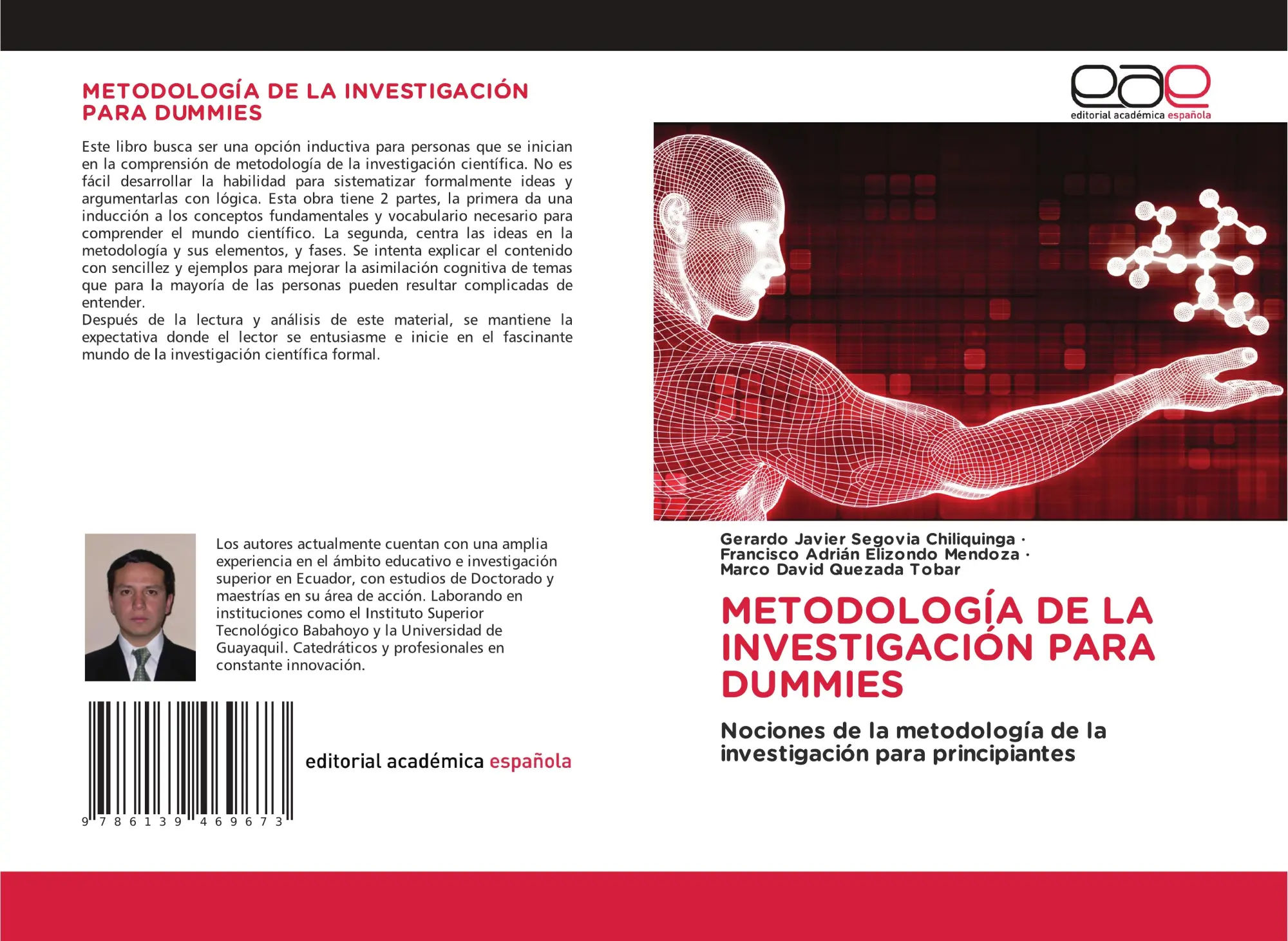 Cover: 9786139469673 | METODOLOGÍA DE LA INVESTIGACIÓN PARA DUMMIES | Chiliquinga (u. a.)