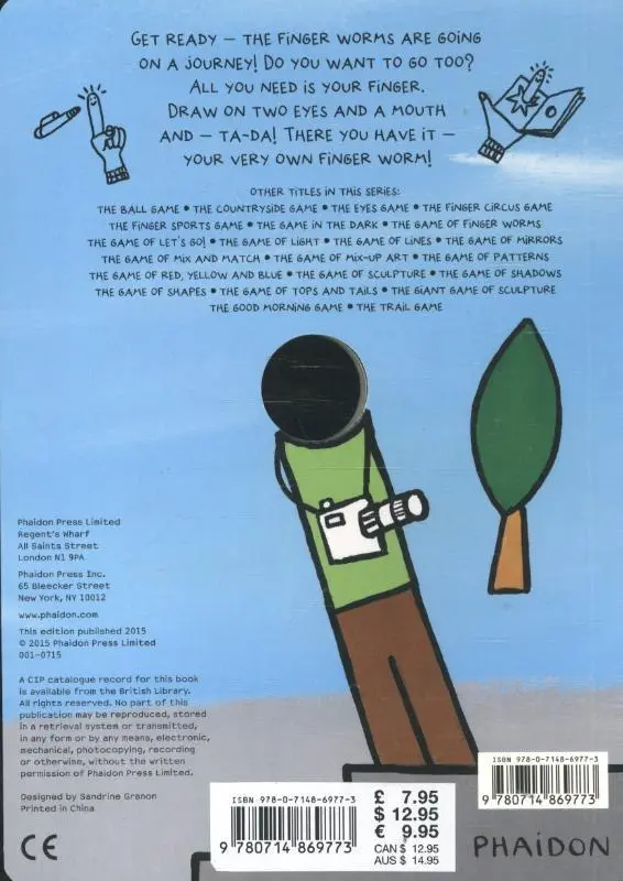 Rückseite: 9780714869773 | The Finger Travel Game | Herve Tullet | Buch | 14 S. | Englisch | 2015