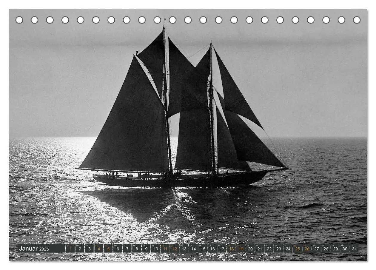 Bild: 9783435389773 | Segeln rund um die Welt (Tischkalender 2025 DIN A5 quer), CALVENDO...