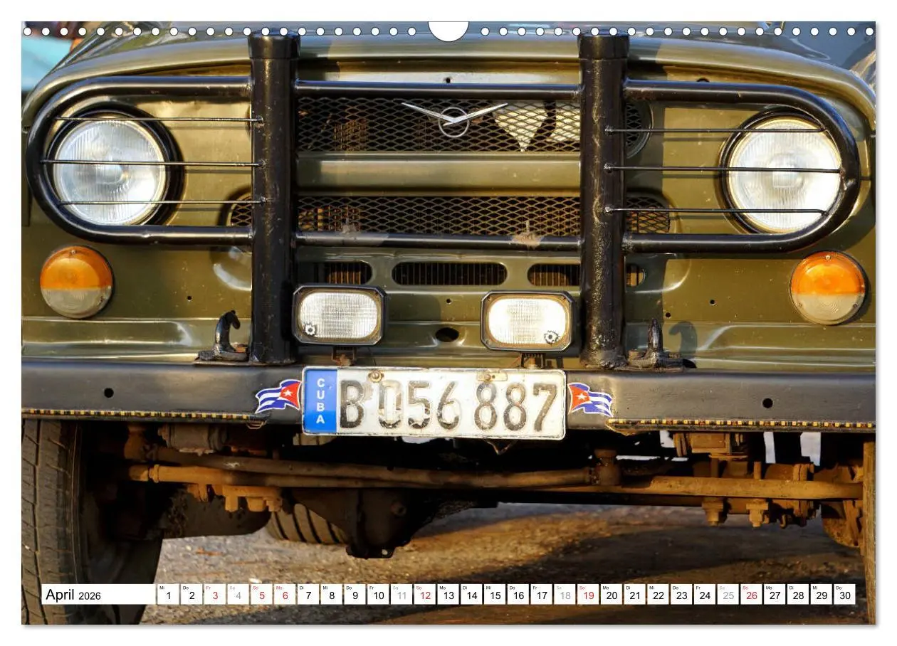 Bild: 9783457789773 | Sowjet-Legende - Der Geländewagen UAZ-469 in Kuba (Wandkalender...