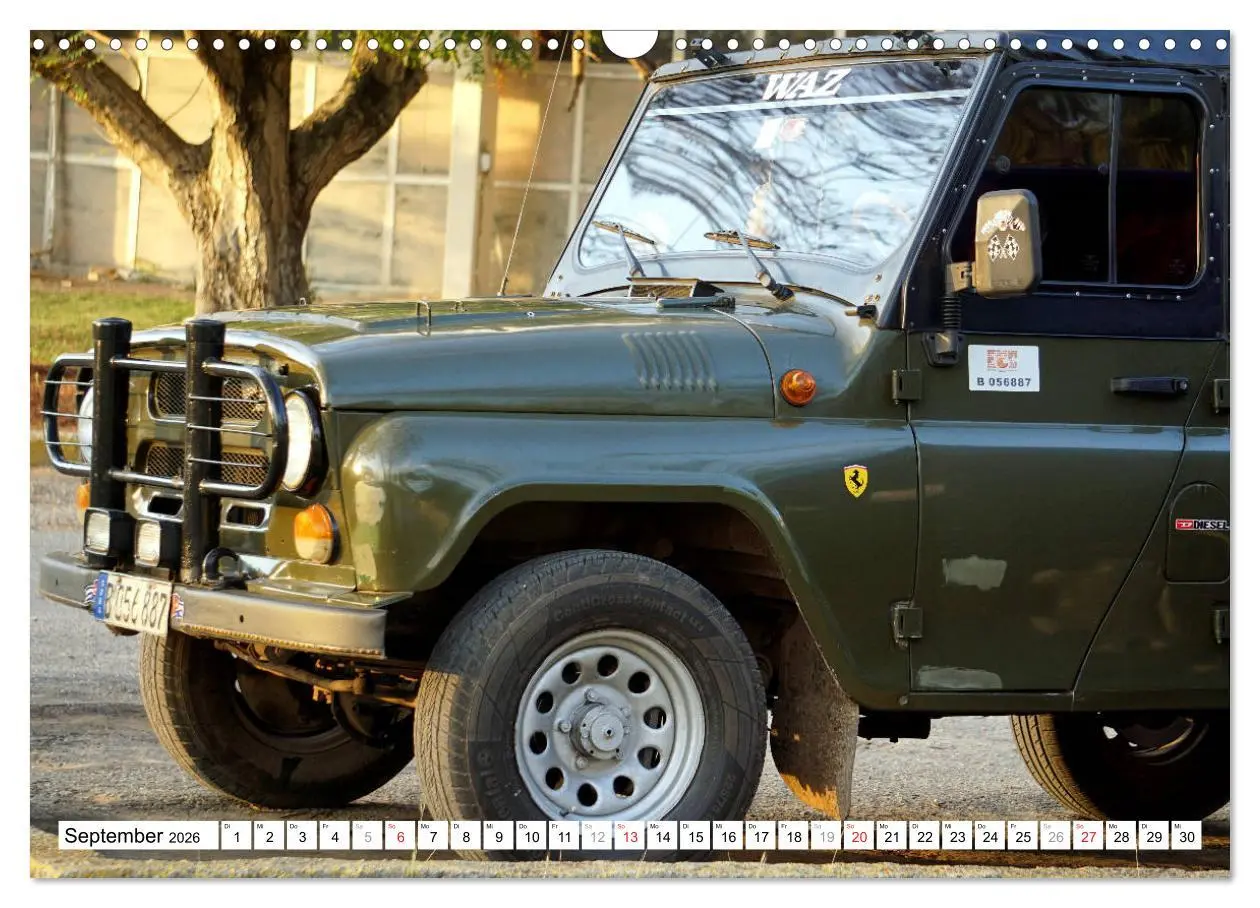 Bild: 9783457789773 | Sowjet-Legende - Der Geländewagen UAZ-469 in Kuba (Wandkalender...