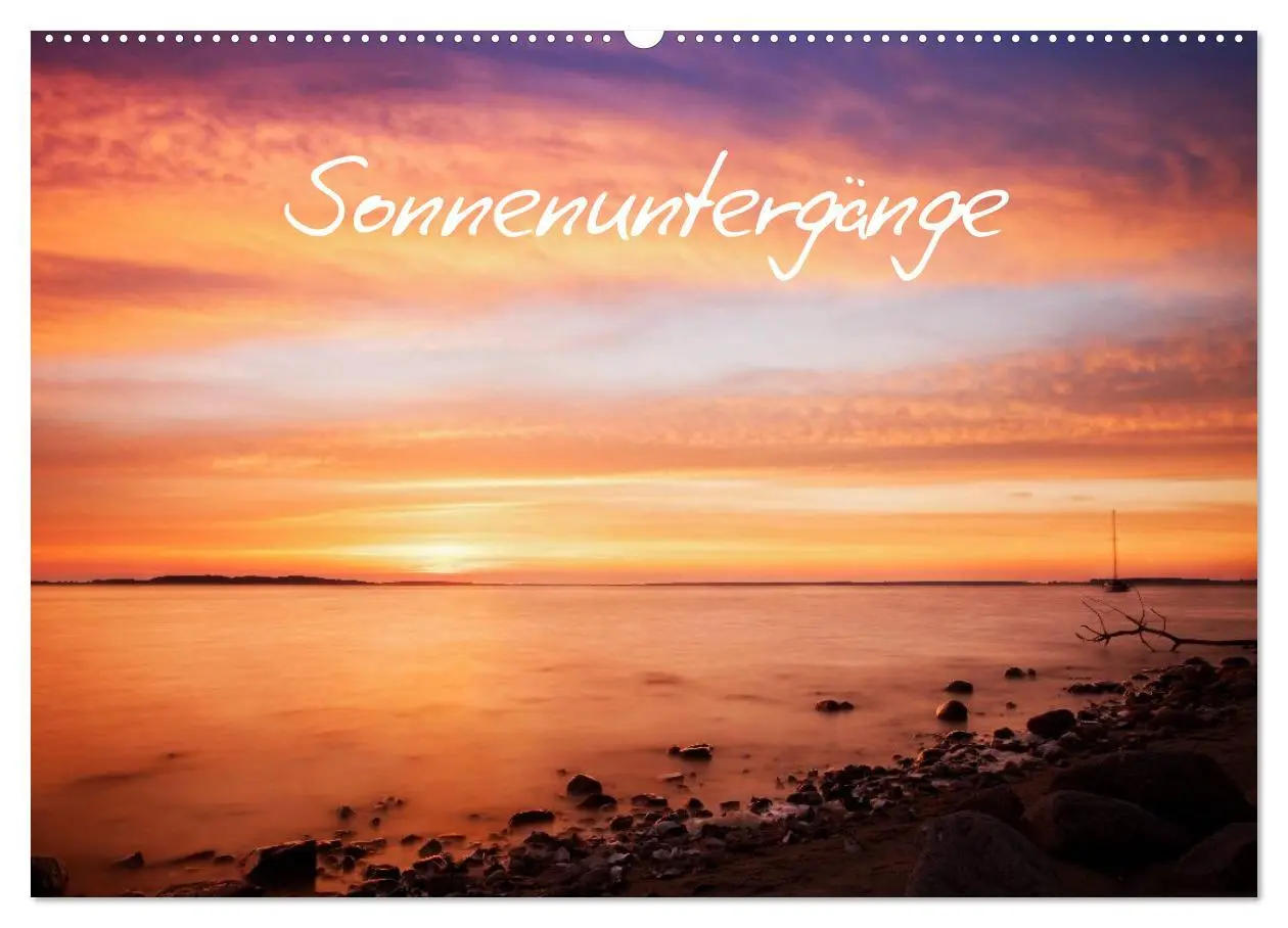 Cover: 9783516189773 | Sonnenuntergänge (Wandkalender 2026 DIN A2 quer), CALVENDO...