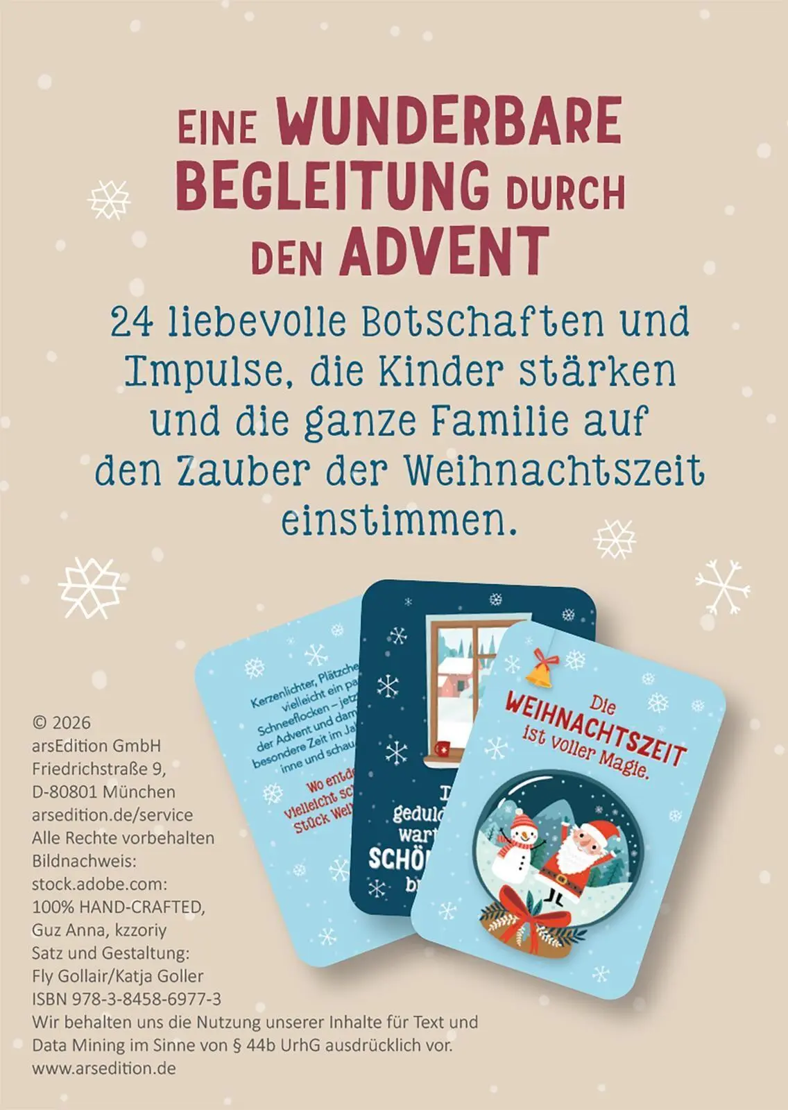 Bild: 9783845869773 | Affirmationskarten Adventskalender | 24 Karten für dich | Taschenbuch