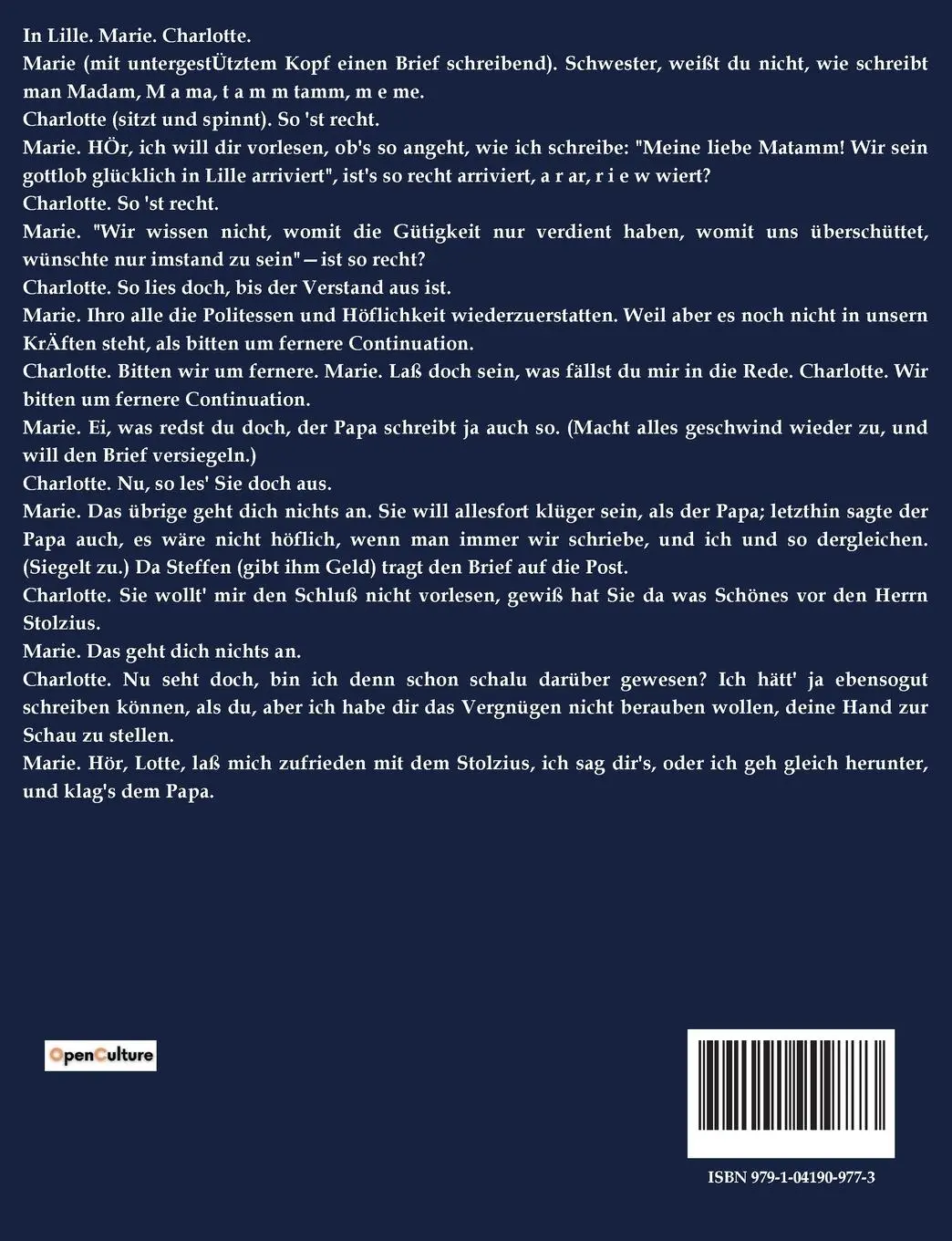 Rückseite: 9791041909773 | DIE SOLDATEN | Jakob Michael Reinhold Lenz | Taschenbuch | Paperback