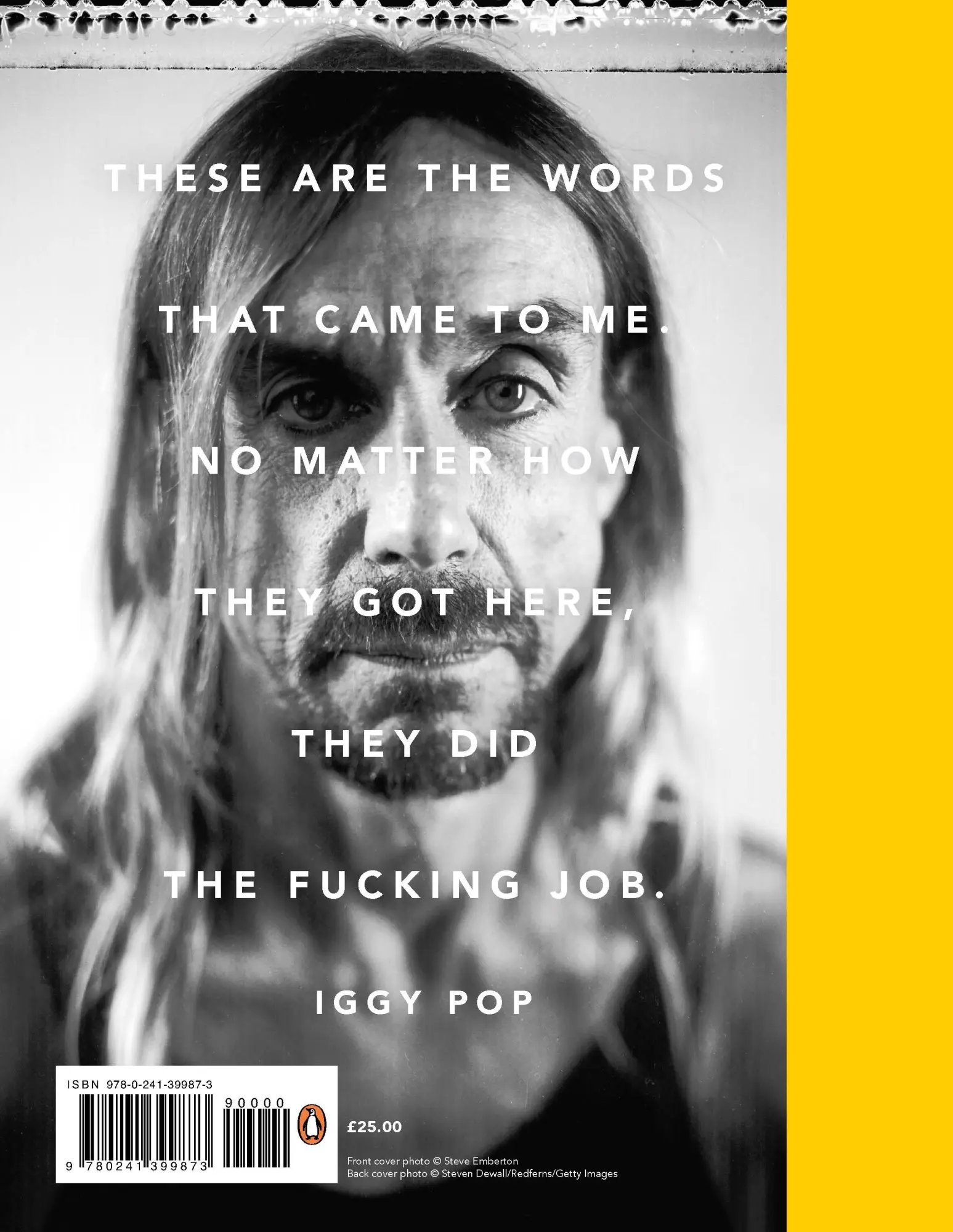 Rückseite: 9780241399873 | 'Til Wrong Feels Right | Lyrics and More | Iggy Pop | Buch | Gebunden