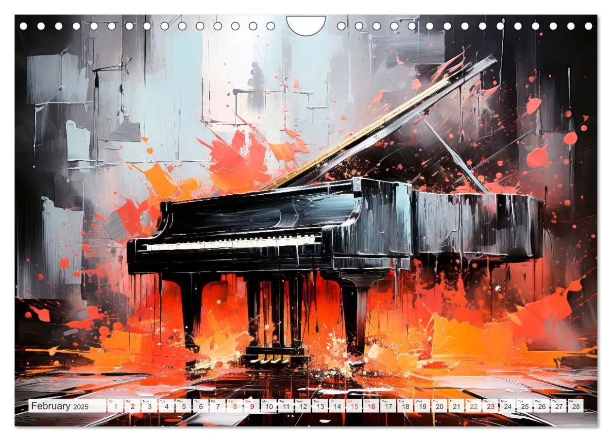 Bild: 9781325999873 | Musical Instruments CHARMING MODERN PRESENTATION (Wall Calendar...