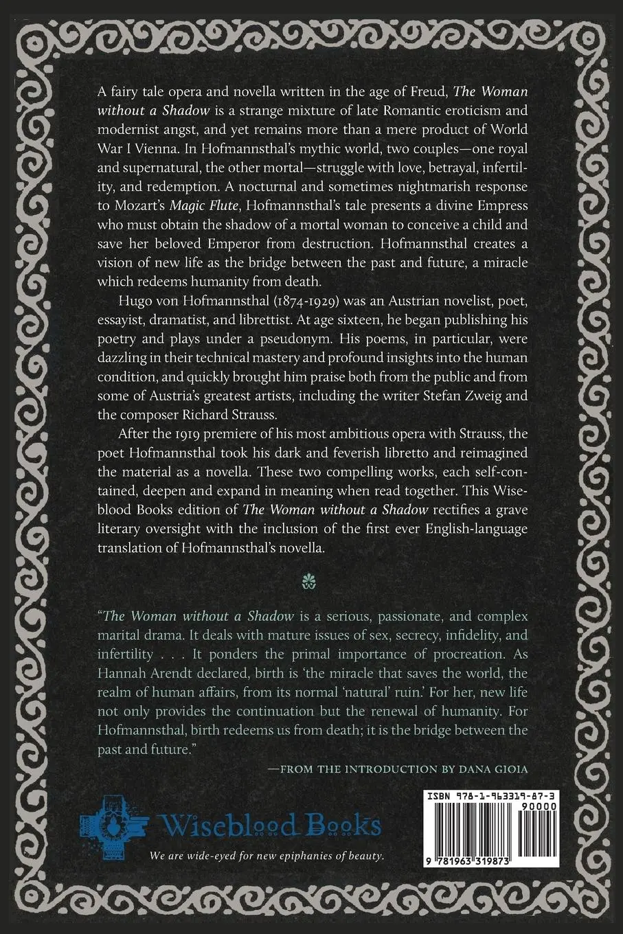 Rückseite: 9781963319873 | The Woman Without a Shadow | Hugo Von Hofmannsthal | Taschenbuch