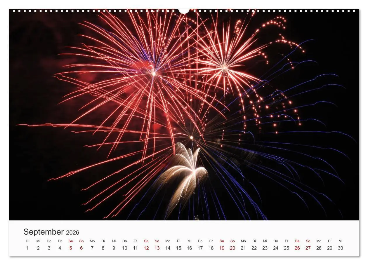 Bild: 9783457779873 | Feuerwerke - Kunstwerke am Himmel (Wandkalender 2026 DIN A2 quer),...