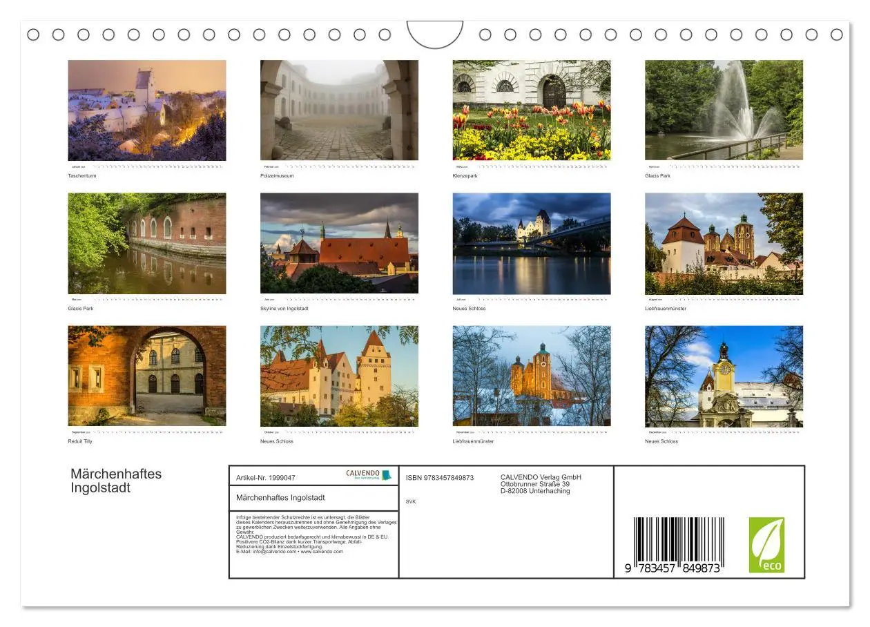 Bild: 9783457849873 | Märchenhaftes Ingolstadt (Wandkalender 2026 DIN A4 quer), CALVENDO...