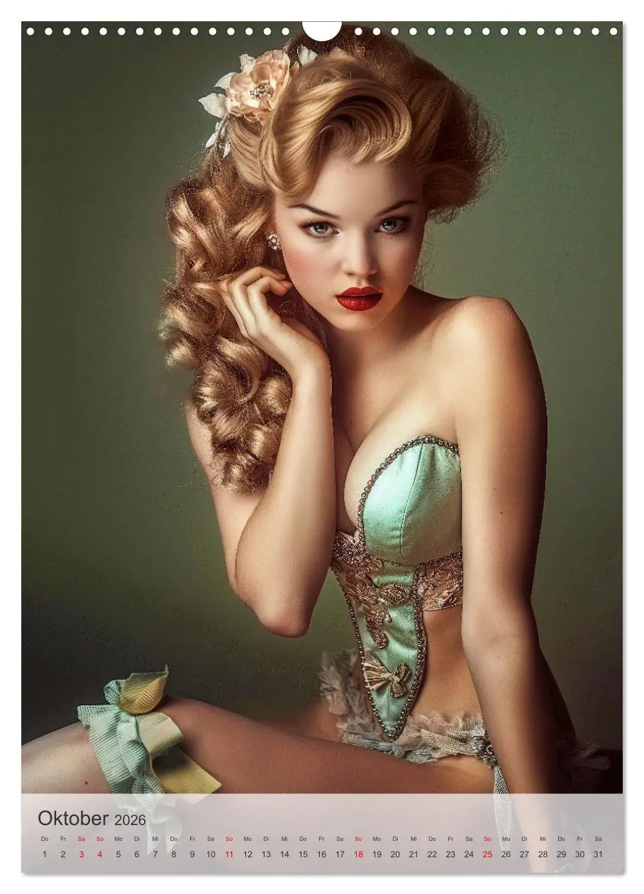 Bild: 9783516249873 | Retro PinUp Girls (Wandkalender 2026 DIN A3 hoch), CALVENDO...
