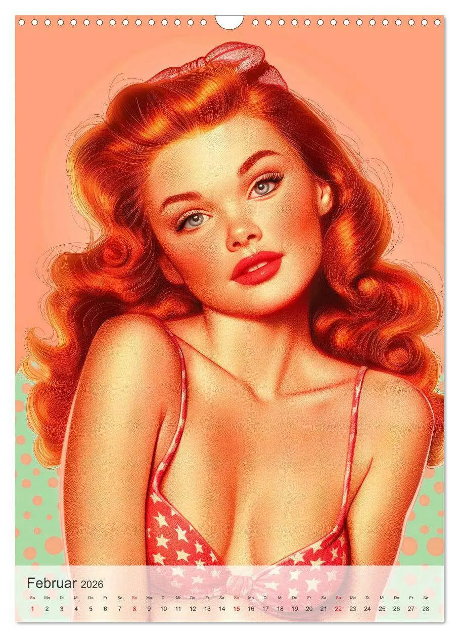Bild: 9783516249873 | Retro PinUp Girls (Wandkalender 2026 DIN A3 hoch), CALVENDO...
