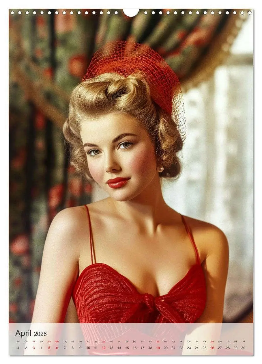 Bild: 9783516249873 | Retro PinUp Girls (Wandkalender 2026 DIN A3 hoch), CALVENDO...