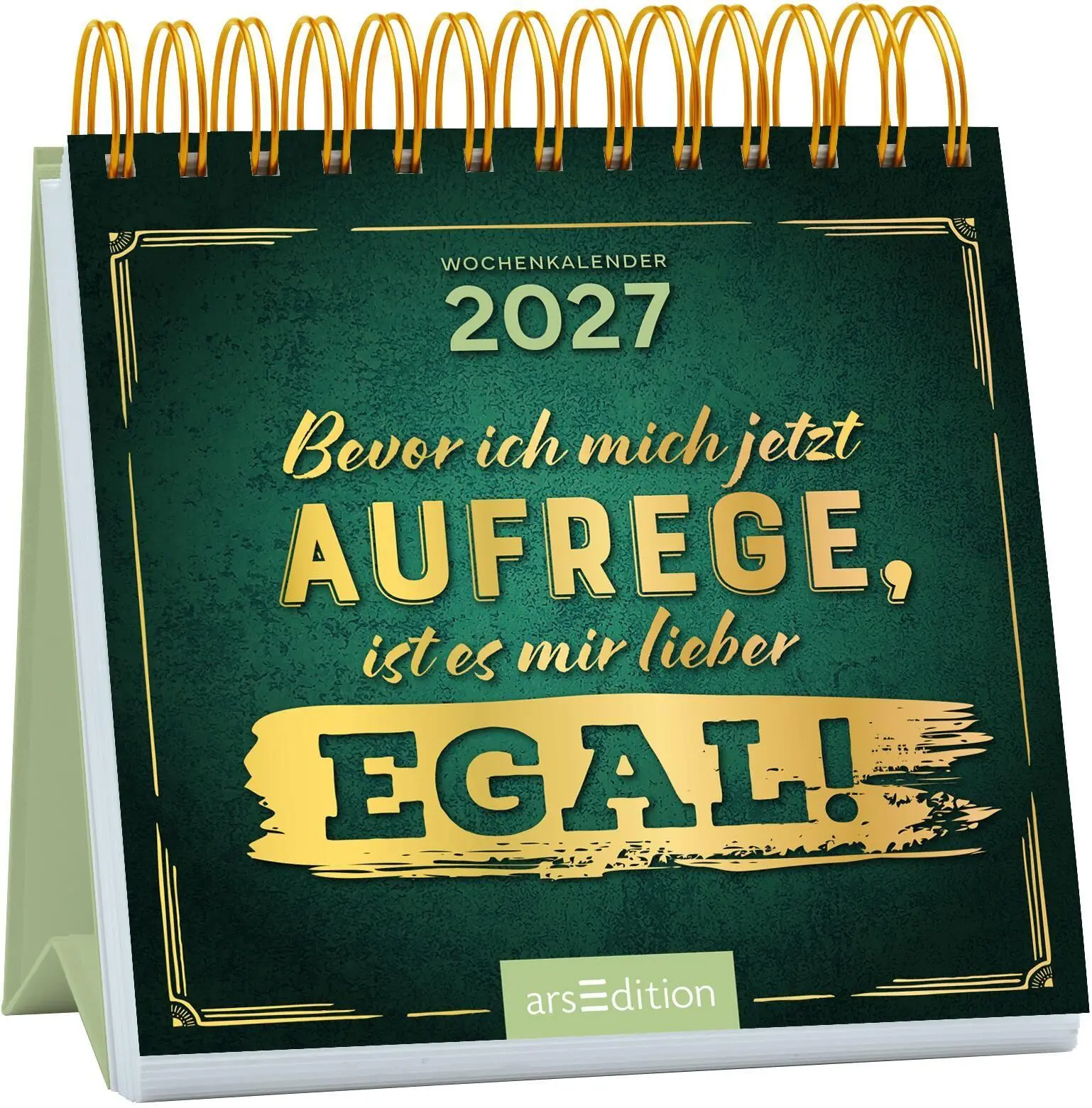 Cover: 4014489139973 | Mini-Wochenkalender Bevor ich mich jetzt aufrege, ist es mir lieber...