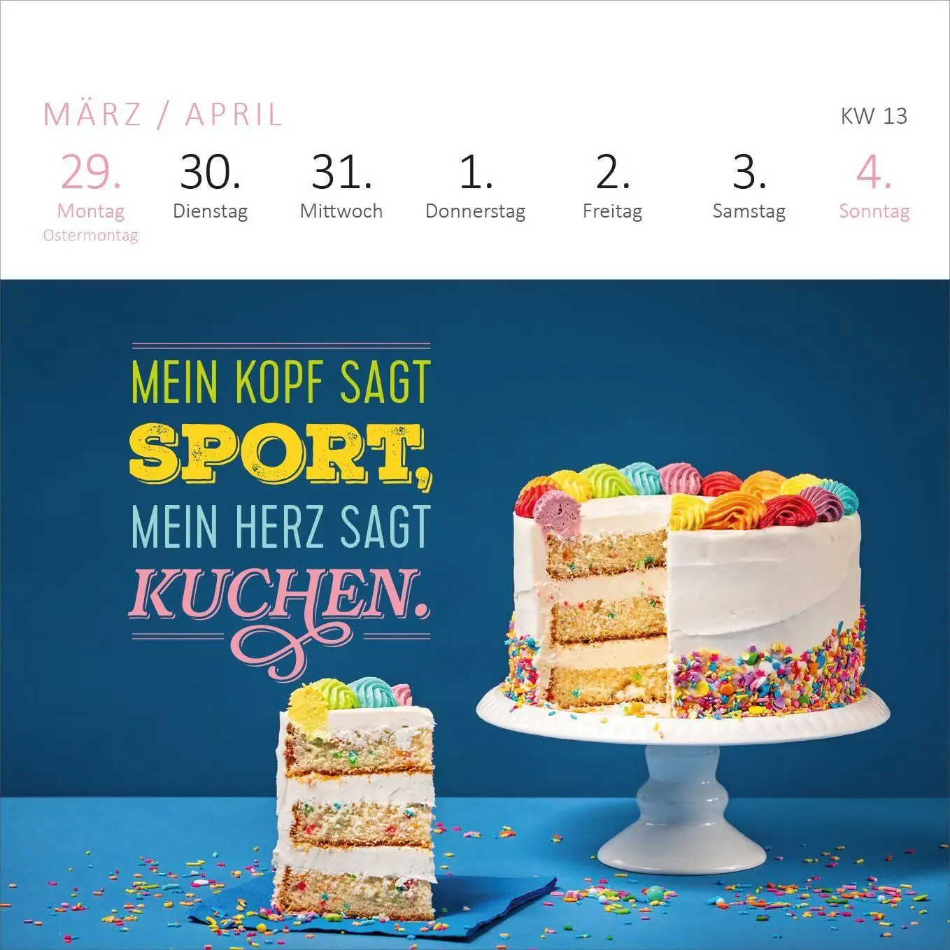 Bild: 4014489139973 | Mini-Wochenkalender Bevor ich mich jetzt aufrege, ist es mir lieber...