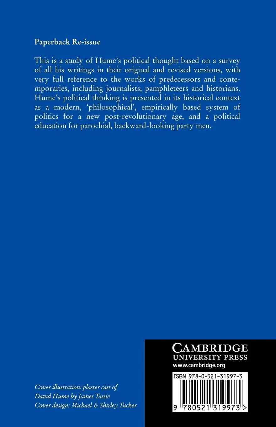 Rückseite: 9780521319973 | Hume's Philosophical Politics | Duncan Forbes (u. a.) | Taschenbuch