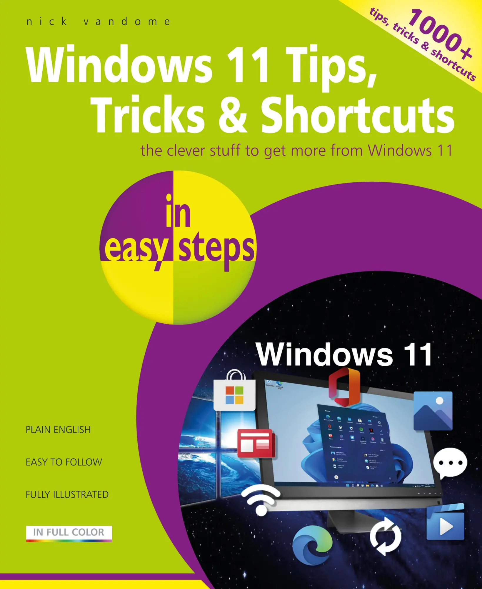 Cover: 9781840789973 | Windows 11 Tips, Tricks &amp; Shortcuts in Easy Steps | Nick Vandome