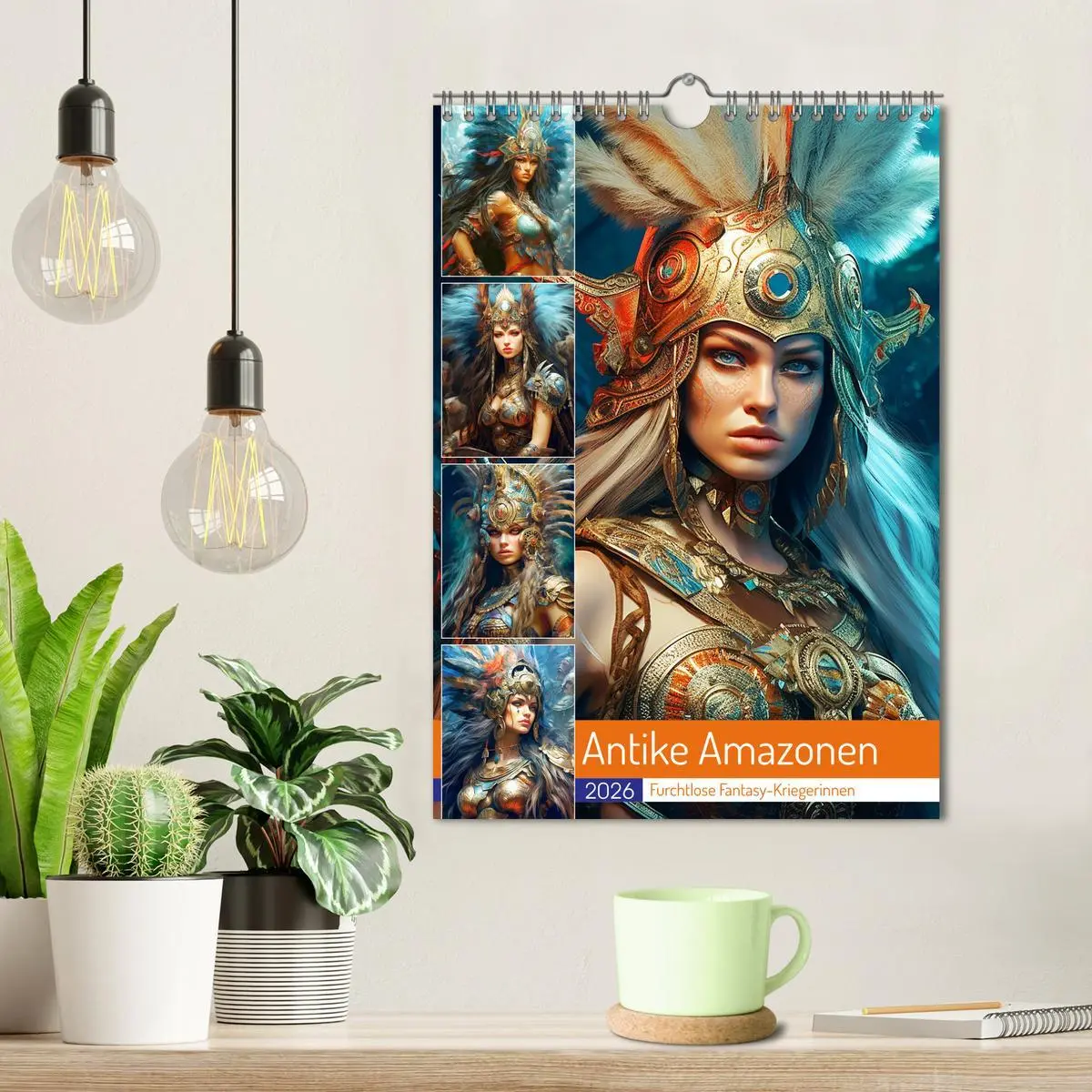 Bild: 9783516309973 | Antike Amazonen. Furchtlose Fantasy-Kriegerinnen (Wandkalender 2026...