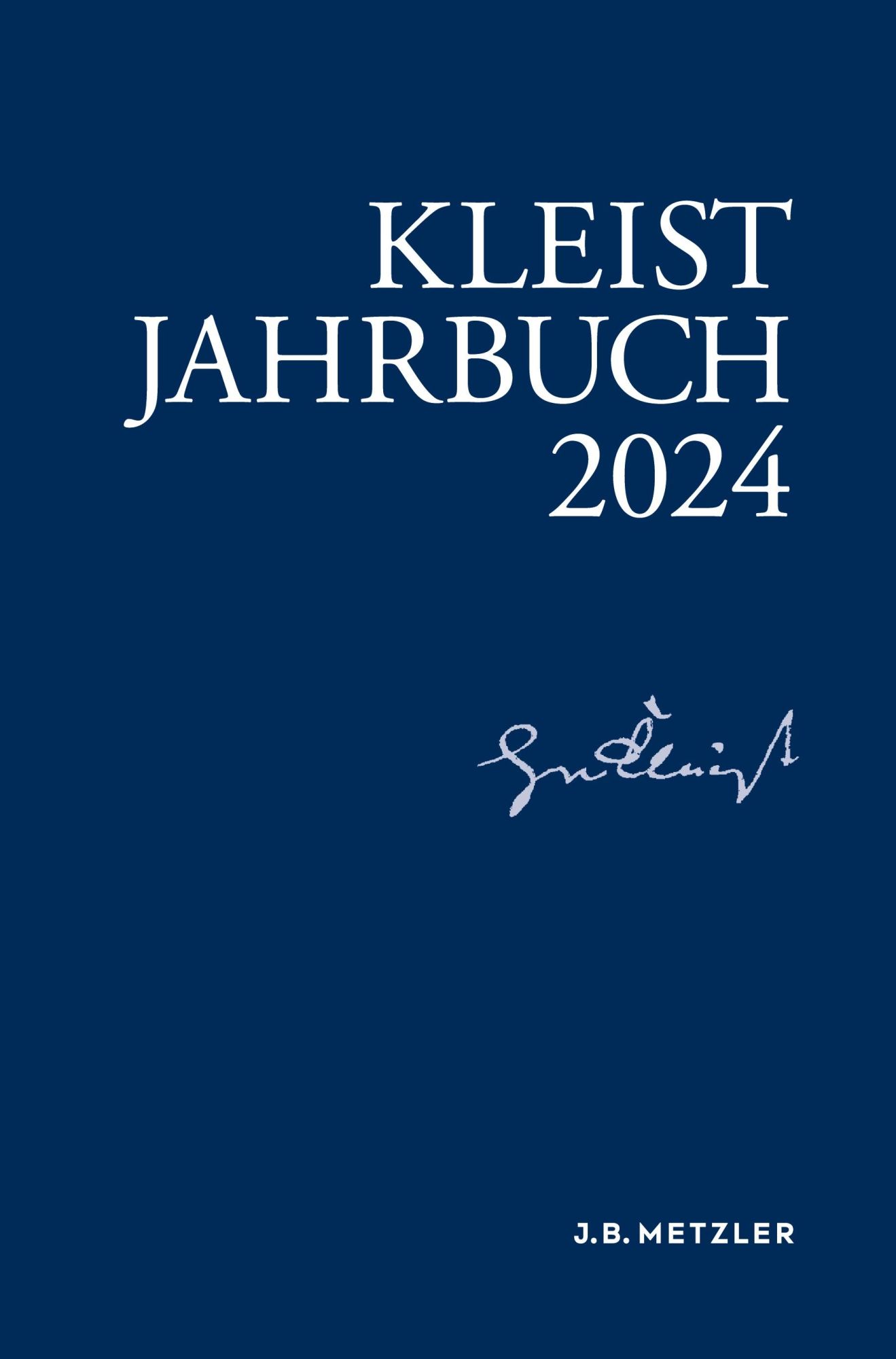 Cover: 9783662699973 | Kleist-Jahrbuch 2024 | Anne Fleig (u. a.) | Taschenbuch | Paperback
