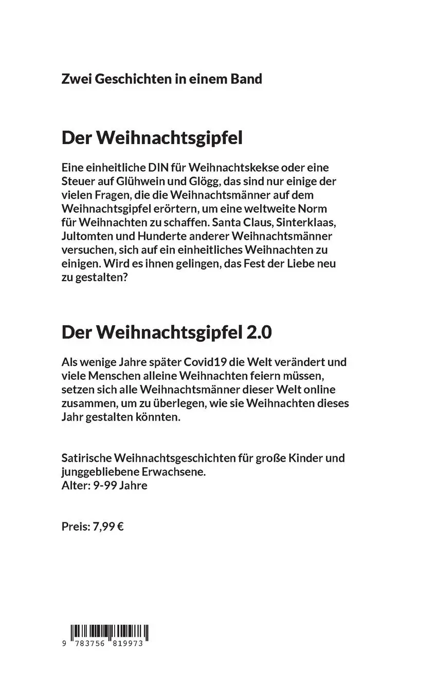 Rückseite: 9783756819973 | Kekse statt Böller | Silke Förster | Taschenbuch | 72 S. | Deutsch