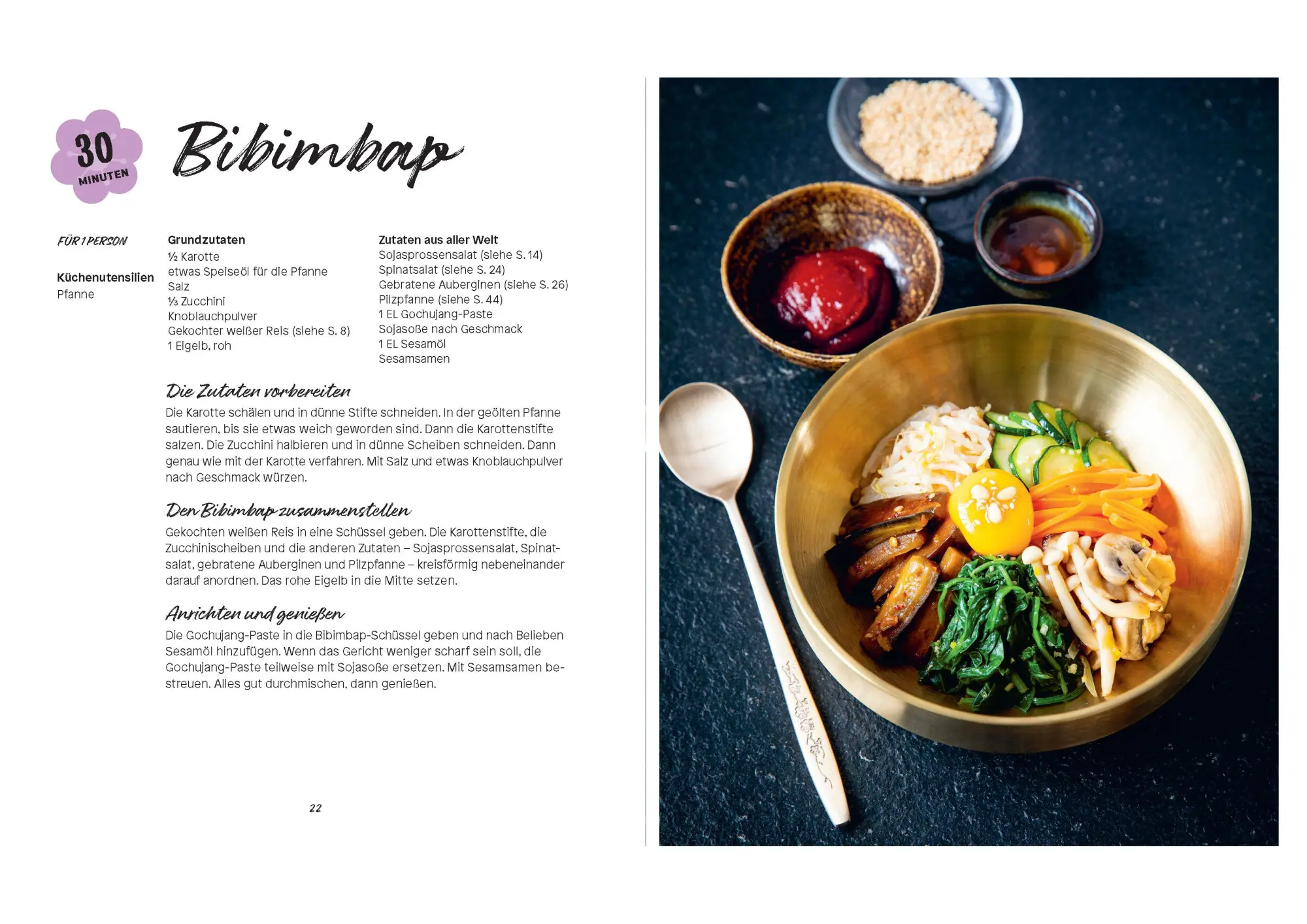 Bild: 9783809449973 | Koreanisch kochen | Schnell und einfach in 30 Minuten | Jina Jung