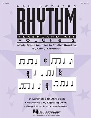 Cover: 9781423490074 | Hal Leonard Rhythm Flashcard Kit, Volume 2 | Cheryl Lavender | Buch