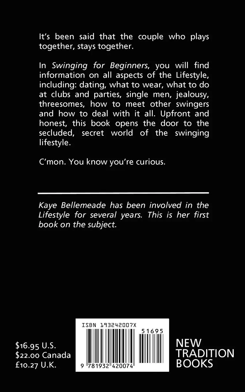 Rückseite: 9781932420074 | Swinging for Beginners | Kaye Bellemeade | Taschenbuch | Englisch