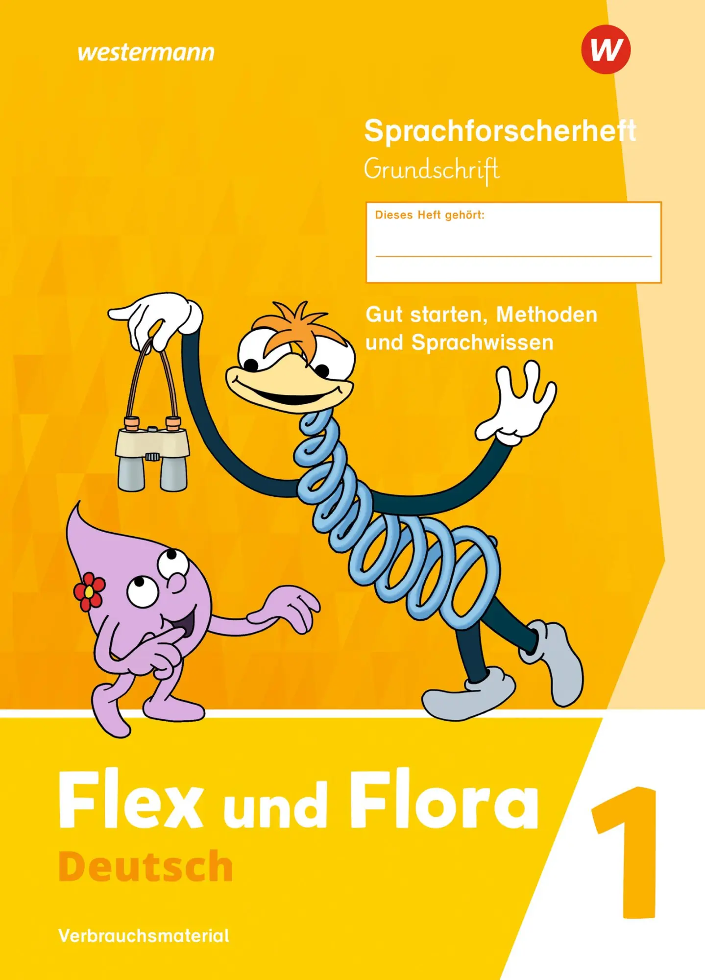 Cover: 9783141040074 | Flex und Flora 1. Sprachforscherheft 1 GS (Grundschrift) | Jacobs