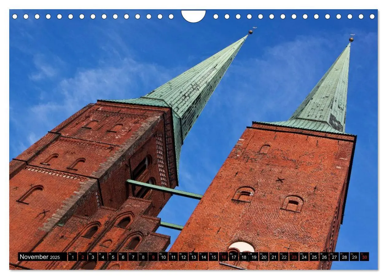 Bild: 9783435550074 | Ostseeperle Lübeck (Wandkalender 2025 DIN A4 quer), CALVENDO...