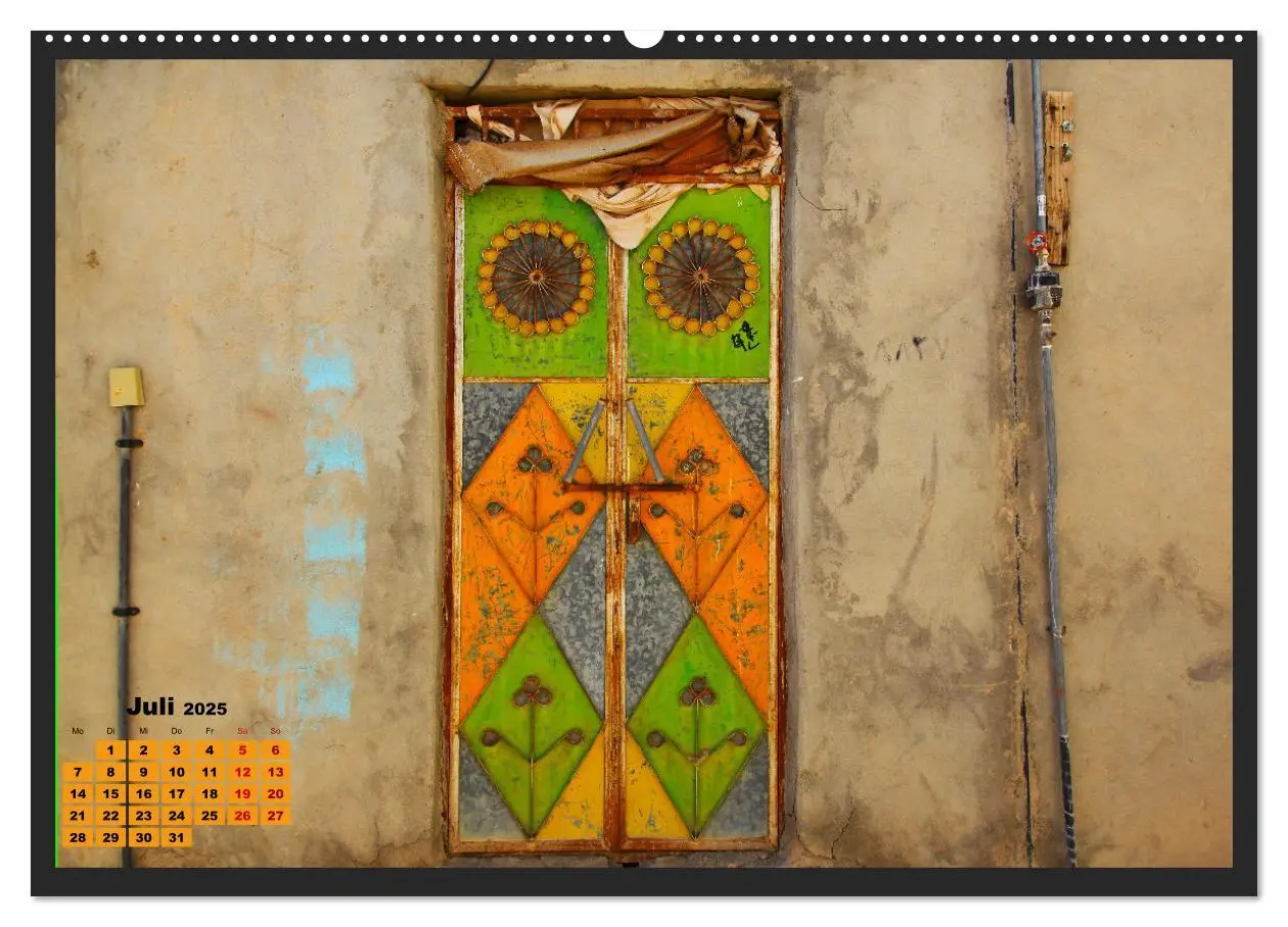 Bild: 9783457190074 | OMAN - Farbenfrohe orientalische Türen (Wandkalender 2025 DIN A2...
