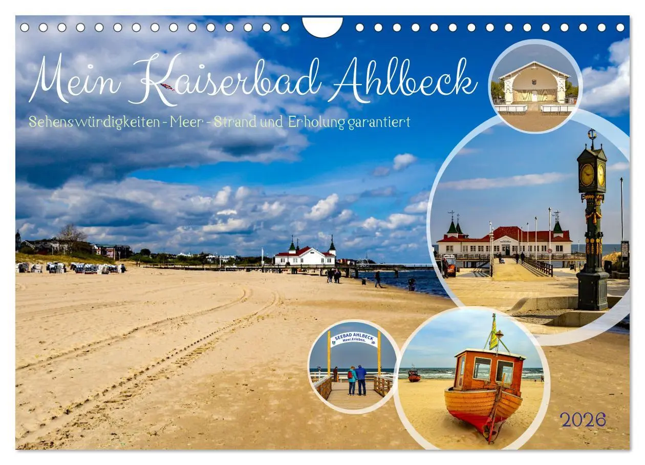 Cover: 9783457330074 | Mein Kaiserbad Ahlbeck (Wandkalender 2026 DIN A4 quer), CALVENDO...